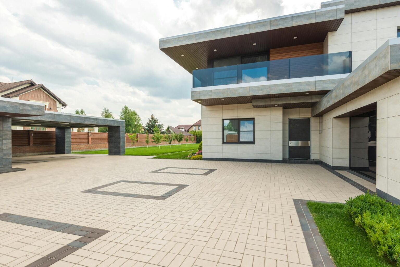 Elegant residential home exterior representing high-value properties suitable for reverse mortgages