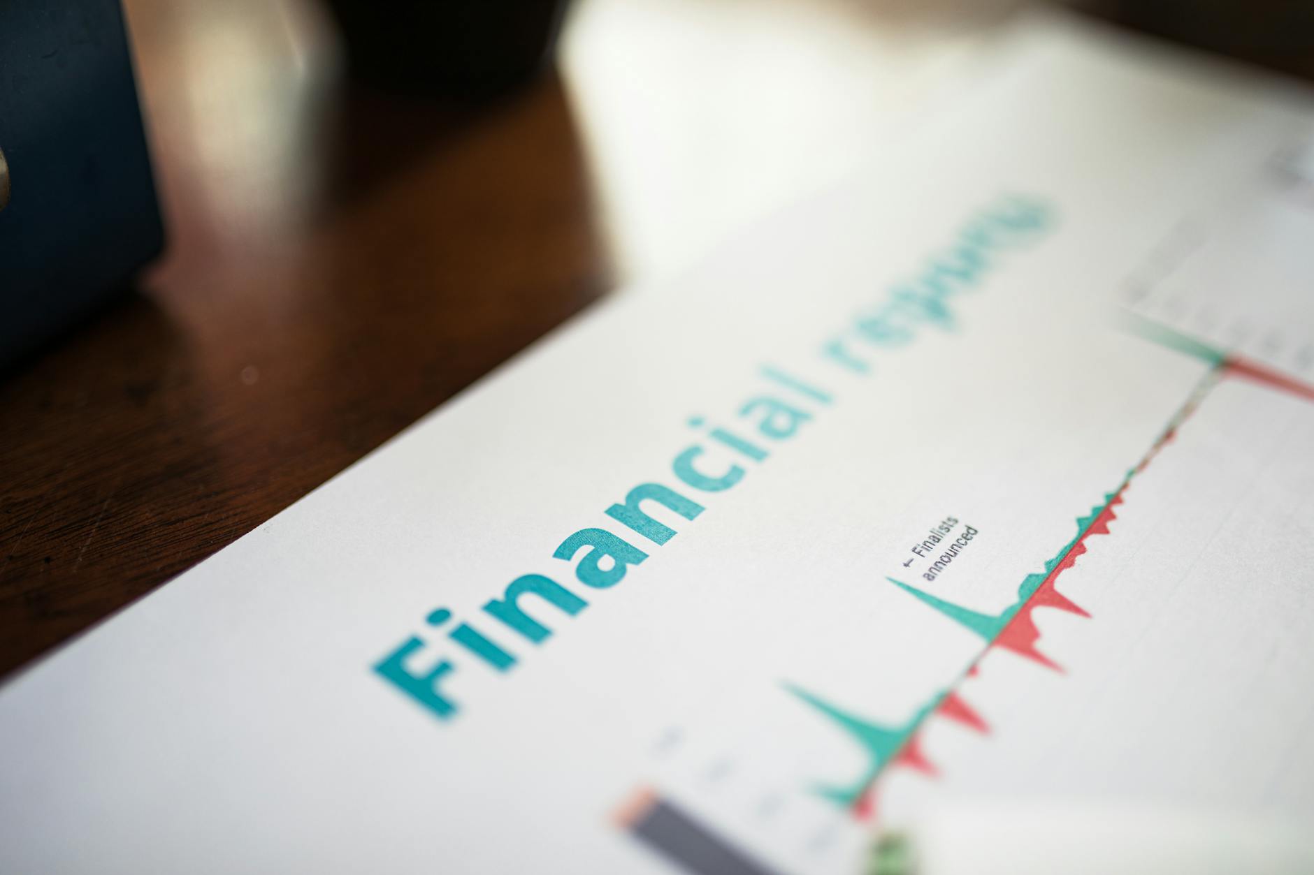 Financial charts and graphs showing investment performance and rate comparisons