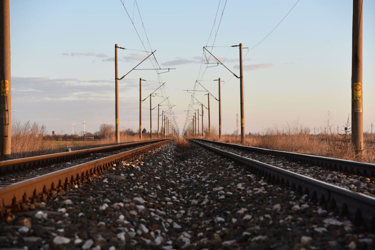 Railroad tracks and infrastructure representing equipment trust certificate financing history