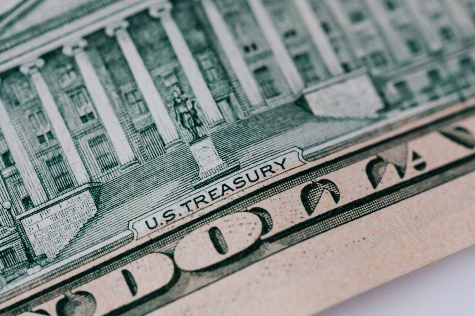 Close-up of government bond certificates representing Treasury floating-rate notes