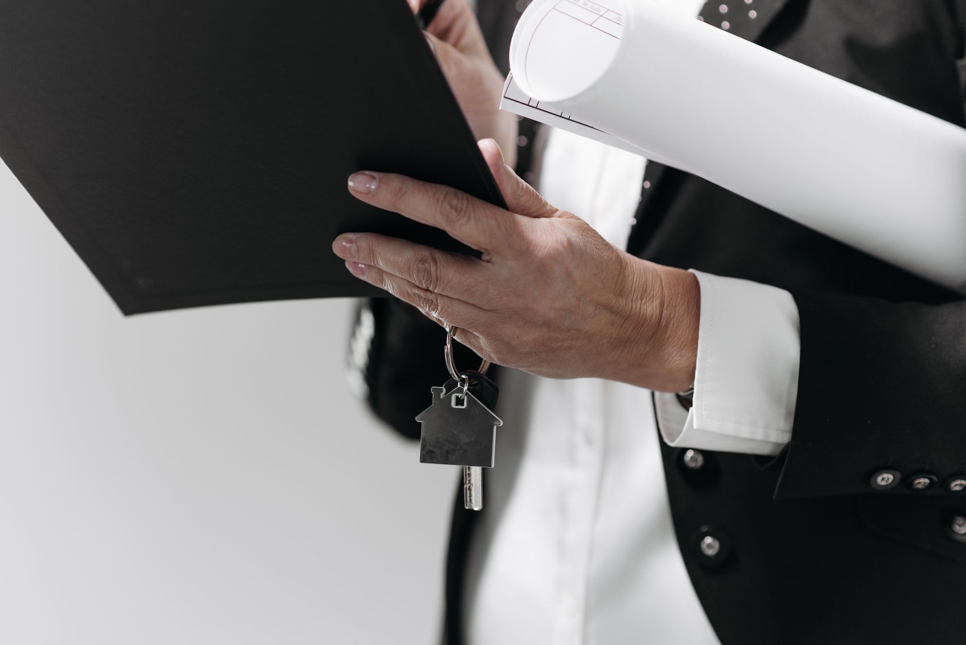 Mortgage documents and financial paperwork spread on a desk representing credit risk analysis